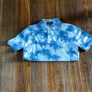 Boys Ralph Lauren Tie Dye Polo Shirt